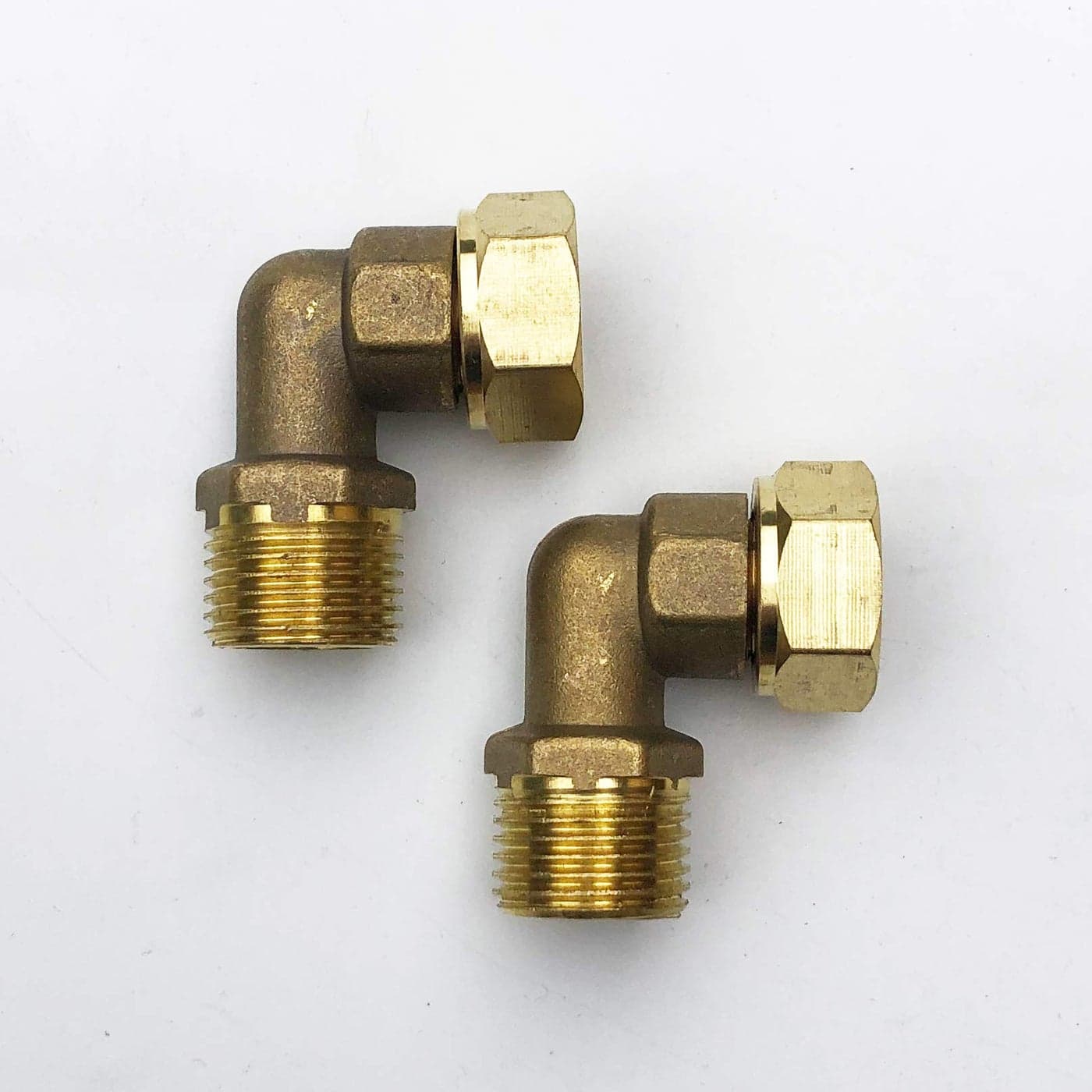 MISSMIN Water line adapter IPS 12 eblow male to female coupling for clawfoot tub shower faucet mount connector