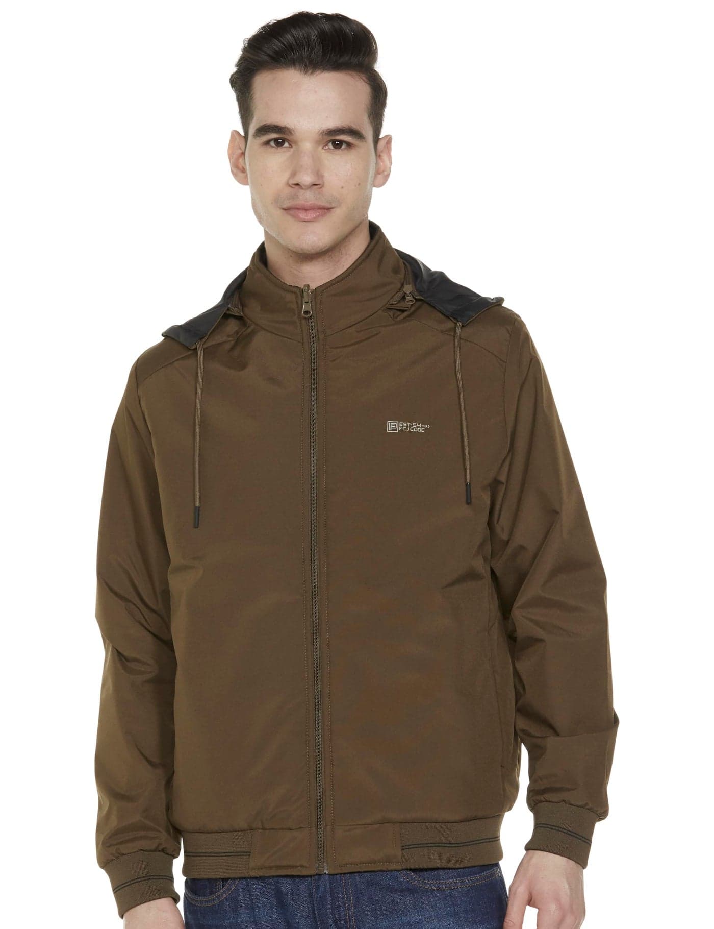 Qube By Fort Collins Men's Reversible Jacket with Hood – 2-in-1 Stylish Lightweight Winter Jacket for Men, Perfect for Layering
