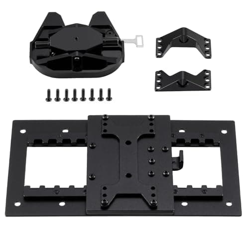 RCLIONS Metal Movable Fifth Wheel Coupler Grinding Discs Plate for 114 Tamiya RC Trailer Car