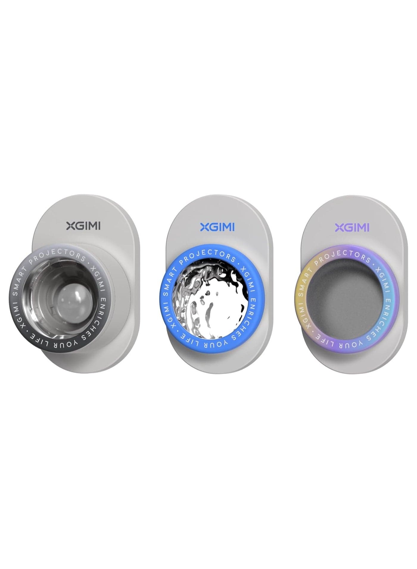 Magnetic Creative Filters for XGIMI Mogo 4 Series | For Ambient & Immersive Experience w/ Quick Snap-On Assembly, With Built-in Ambient Music, Wave Gesture Control - 3 pack