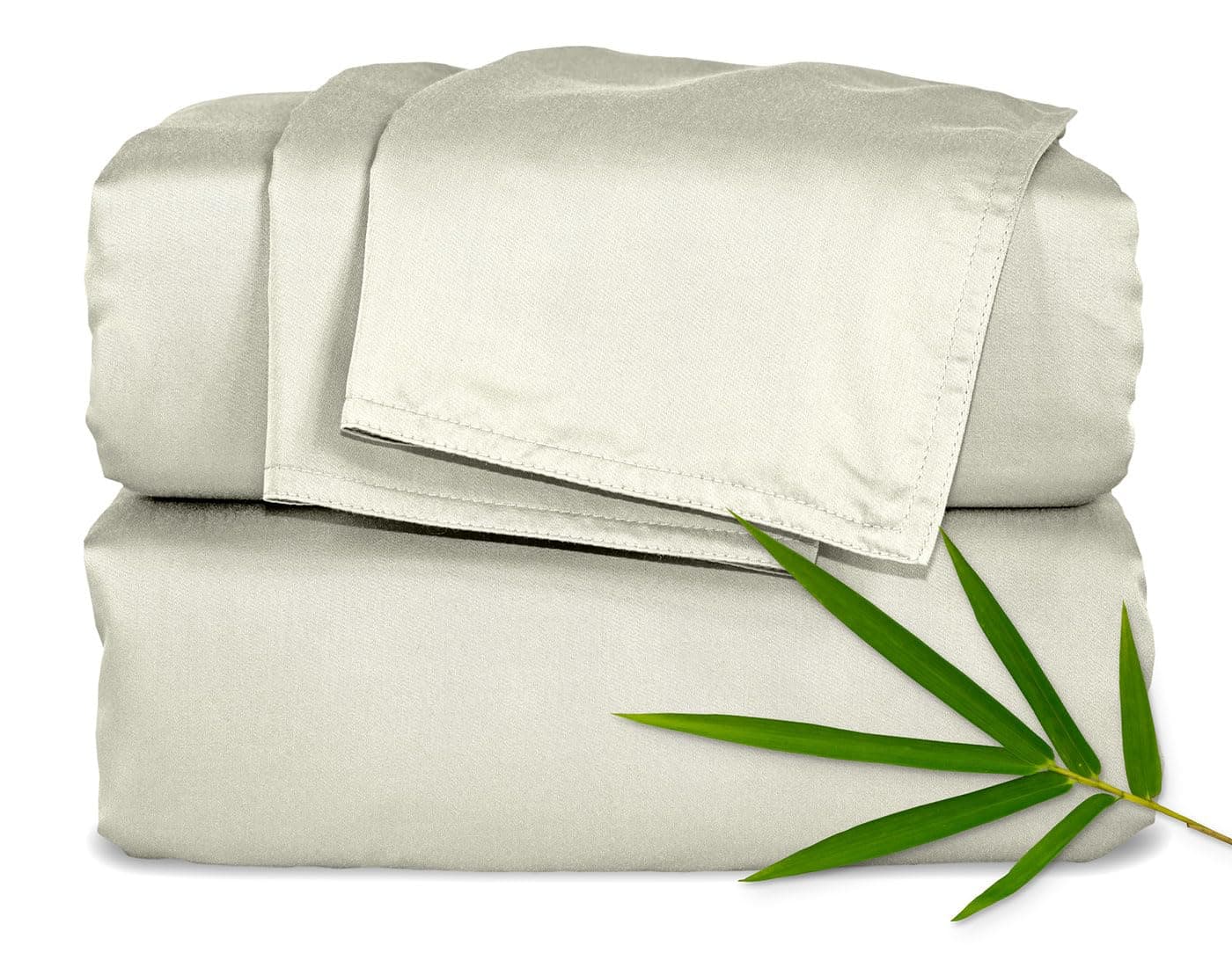 Pure Bamboo King Sheets Genuine 100 Organic Viscose Derived from Bamboo Bed Sheet Set Luxuriously Soft Cooling Double Stitching 2 Year Quality Promise King Birch