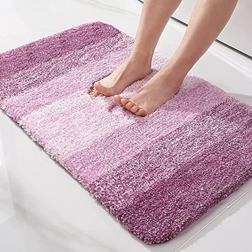T Decore Door Mats for Home Living Room | Anti-Skid Doormats for Bathroom and Bedrooms | Main Door Mat for Entrance (Purple, 18 x 28 Inch)