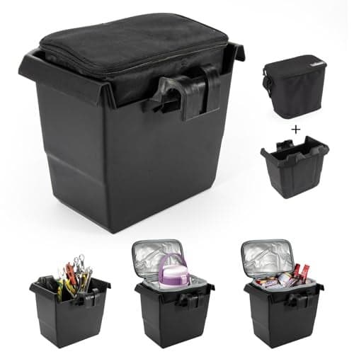 psler Defender Center Underseat Storage Bin + Ice Bag, Removable Under Seat Storage Box Dry Box for 2016 2017 2018 2019 2020 2021 2022 2023 Can Am Defender MAX HD5 HD6 HD8 HD10 Replace OEM #715003446