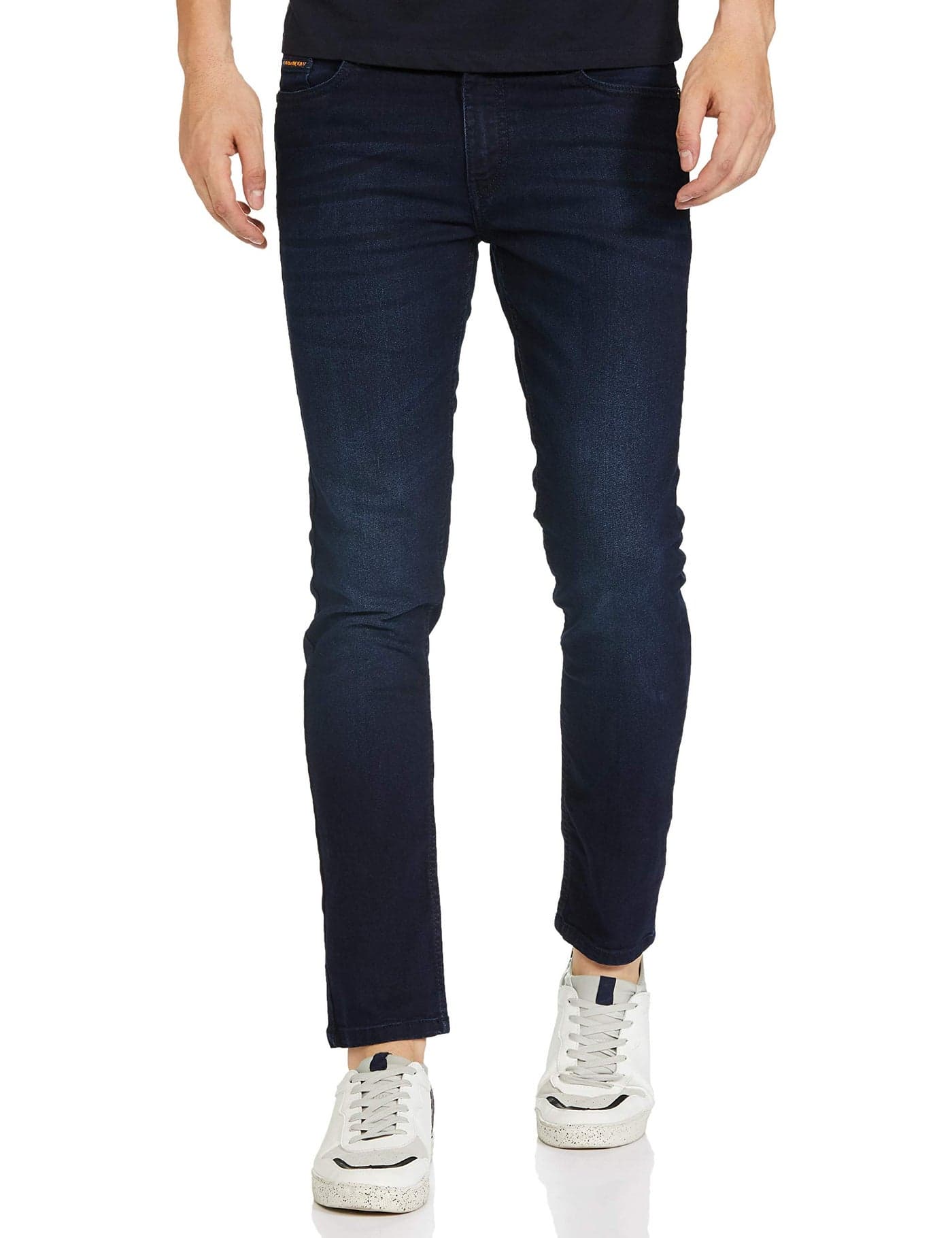 The Indian Garage Co Men's Slim Jeans (1020-DNM02-29_Blue_Dark 34)