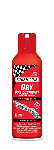 Finish Line Dry Bike Lubricant with Teflon Squeeze Bottle, 8 Ounce Aerosol