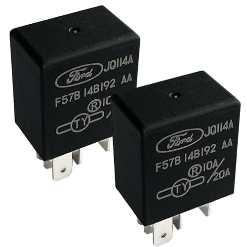 2Pcs F57B 14B192 AA 10A20A 12VDC 5Pins Automotive Relay F57B 14B192 AA