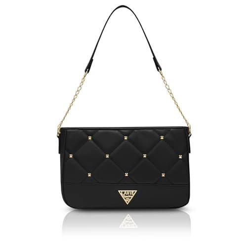 Lavie Signature Women's Stud Omaha Hobo Handbag | Hobo Handbag for Work | Ladies purse | Stylish Shoulder Bag | Gift For Women