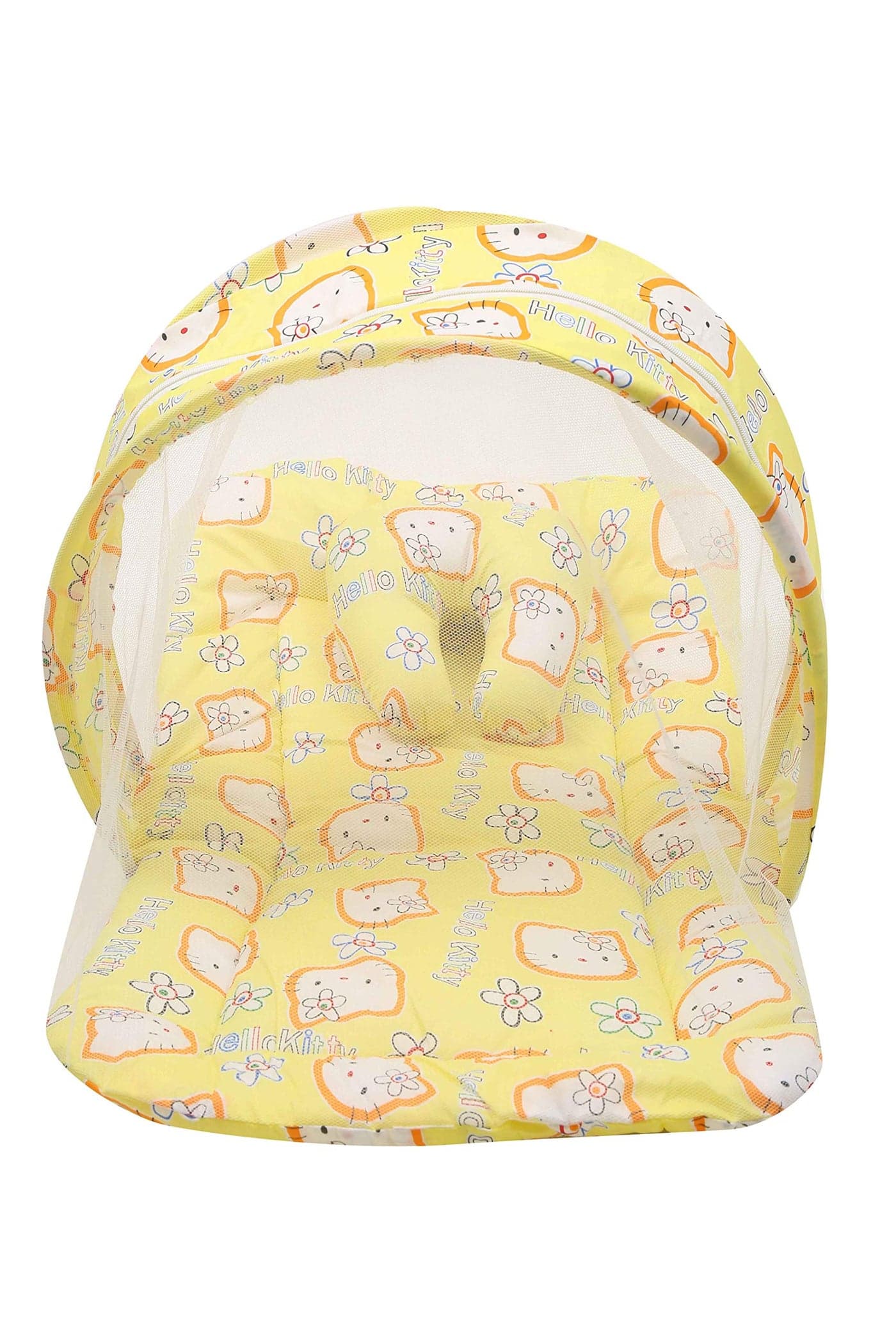 Infantbond Baby Super Soft Mattress with Net(0-6 Months) (Yellow)