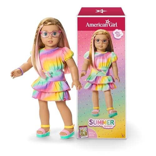 American Girl Summer McKinny Girl of The Year 2025 18inch Doll and Journal with StrawberryBlonde Hair and Blue Eyes Ages 6