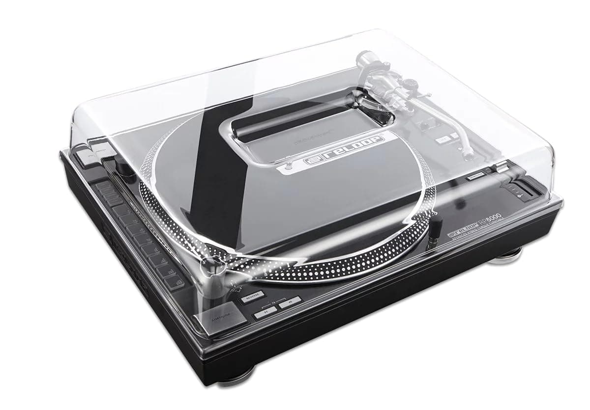 Decksaver DS-PC-RPTURNTABLE Impact Resistant Polycarbonate Cover for Reloop RP-8000 and RP-7000 Turntables