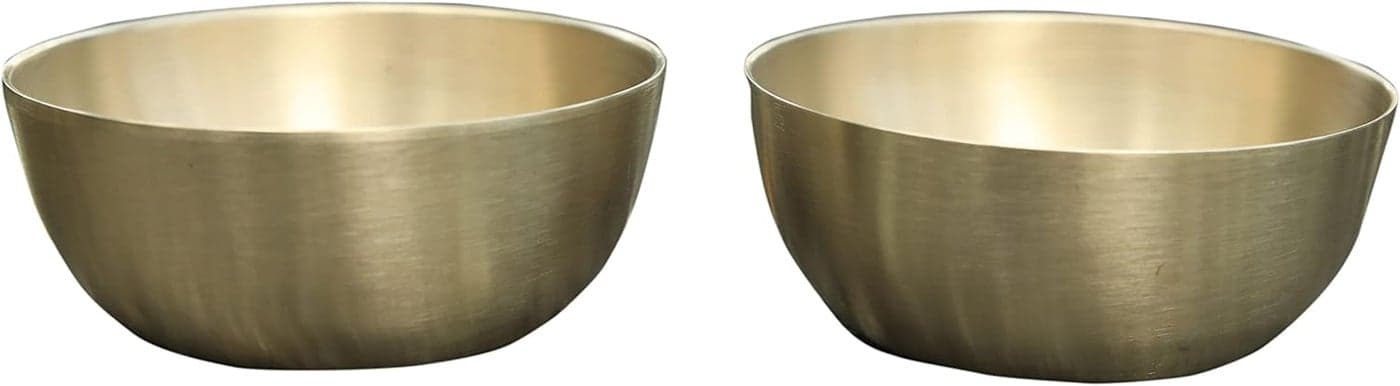 Ayurvedic Bronze Kansa Bowls Snack Bowl Set of 2