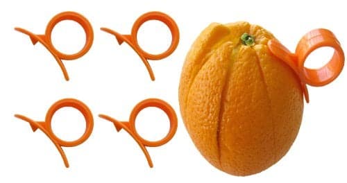 4 Round Citrus Fruit Peelers by Chef Craft