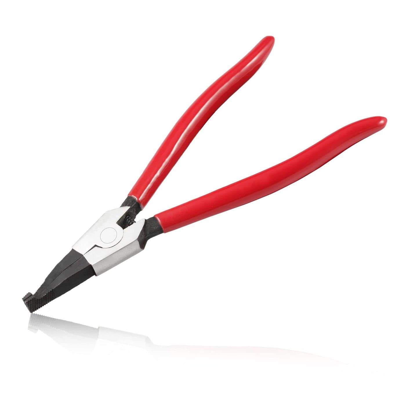LEONTOOL 8Inch Circlip Pliers Special Reverse Angle Tip Ring Opening Spreader Pliers for Transmission Transfer Cases
