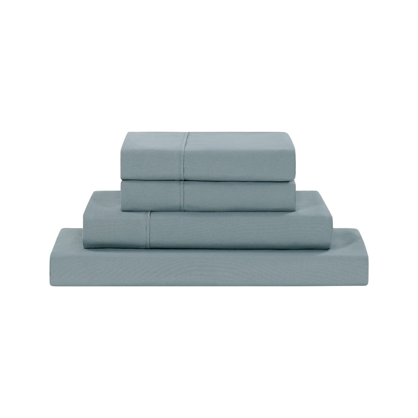 Modern Threads Soft Microfiber Solid Sheets Luxurious Microfiber Bed Sheets Includes Flat Sheet Fitted Sheet with Deep Pockets Pillowcases Ocean Queen