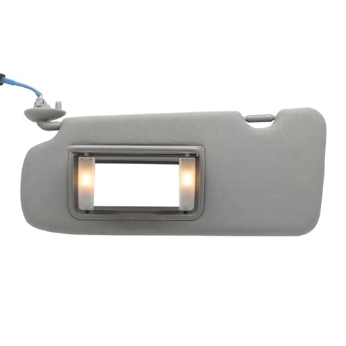 NHILES Driver Left Side Sun Visor Compatible with Honda CRV 2017 2018 2019 2020 2021 2022 Sunshade Number 83280TLAA12ZB Color Gray
