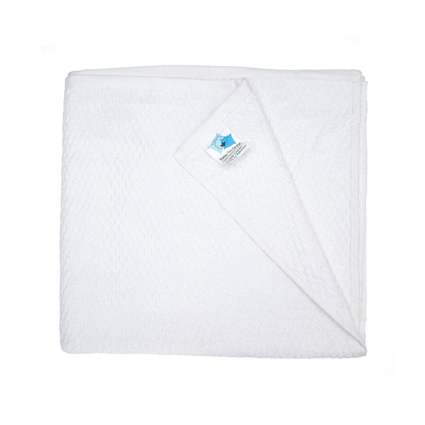 BYFT Home Bath Towel White 70 x 140 Cm 100% Cotton 650 Gsm Set of 01