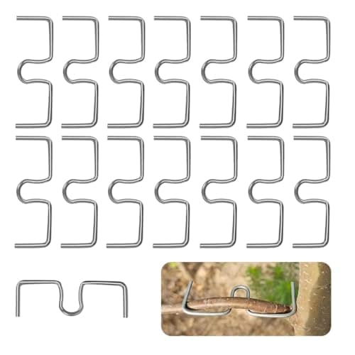 HASTHIP® 20Pcs Plant Branch Benders, Fruit Tree Branch Spreader, Support Spreader Puller Tying Machine Farm Tools New Plum Tree Open Angle Pull Branch stereotyped Branch Bending Tool Fruit Branch