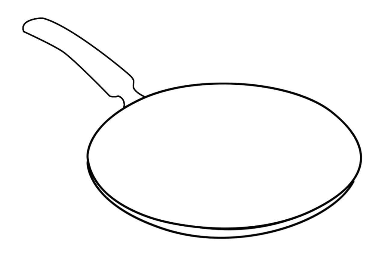 Nirlon Kitchen Accessories for Cooking Non Stick Aluminium Flat Dosa Tawa