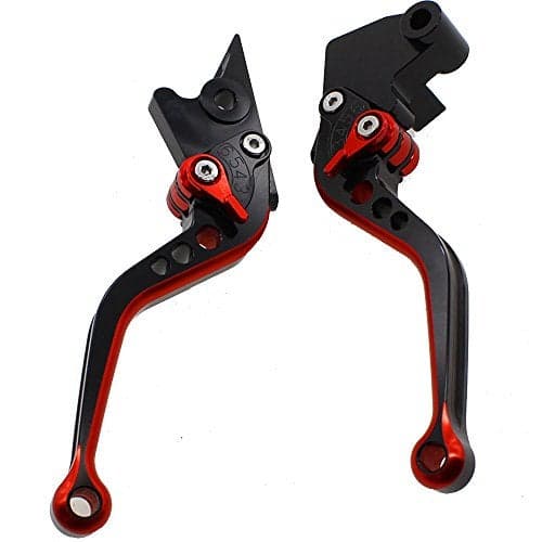 PROCNC Double Color Short Adjustable Brake Clutch Levers for Kawasaki Z900 Z650 Ninja 650RER6FEX650 20172022 Z650RS 2022 VERSYS 650cc VulcanS 650cc 20152022 VERSYS 1000 20152019 Red