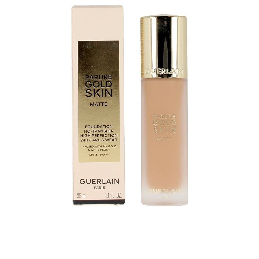 Parure Gold Skin Matte 24H Wear NoTransfer Foundation SPF 154N Neutral by Guerlain for Women 11 oz Foundation