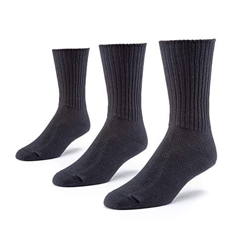 Maggie's Organics Cotton Tri-pack Cushion Crew Socks
