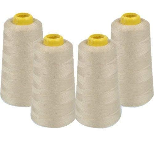 DIY Crafts Design # No 1, Pack of 4 Spools, Overlock Sewing Thread Spools Cone (Design # No 1, Pack of 4 Spools)