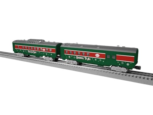 Lionel Sleigh Bell Limited Passenger O Gauge Model Train 2 Car Pack