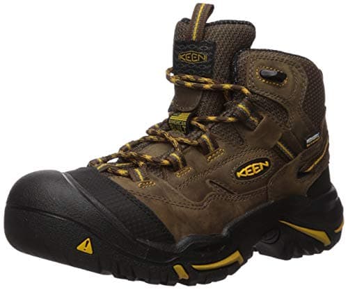KEEN Utility Braddock Cascade Brown Steel Toe, EH, Waterproof, Men's Hiker (10.5 D)