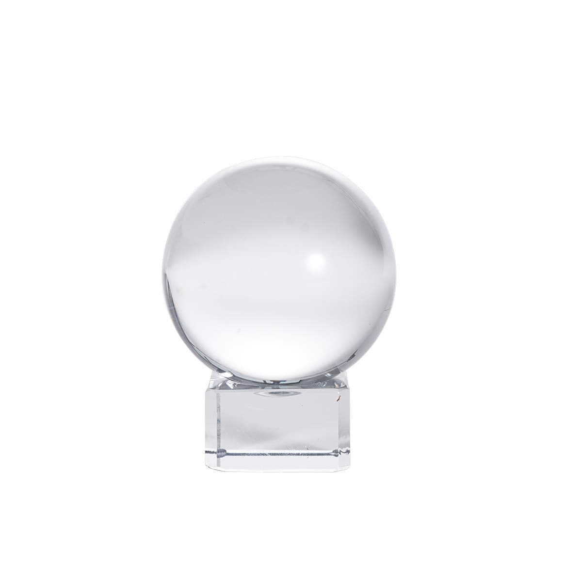 LONGWIN 40mm16 inch Solid Mini Fengshui Crystal Ball Healing CrystalsClear