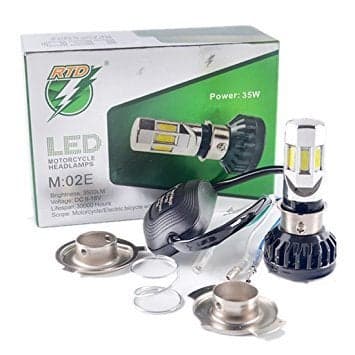 AOW Attractive Offer World Universal RTD M6 (Super Bright) Led Headlight with Fan for Honda Models (12V / 25W)