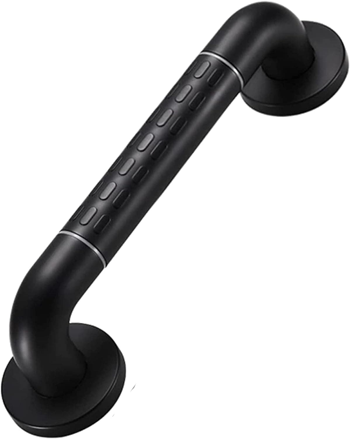 BATH GURU Heavy Duty High Grade ABS Grab Bar Safety Rail Handle for Senior Citizen Wall Mounted Grab Bar for Toilet Bathroom Bathtub (15 INCH Black)