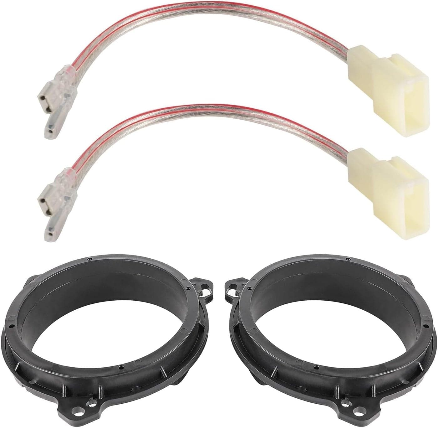 NuIth Door Speaker Adapter with Speaker Wiring Harness for Toyota and Scion