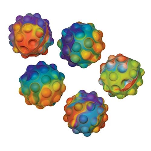 Raymond Geddes Everlasting Pop N Ball Stress Ball Fidget Toy Set Pack of 12 Multi 72035