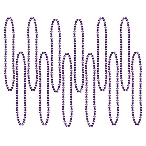 Purple Small Round Party Beads