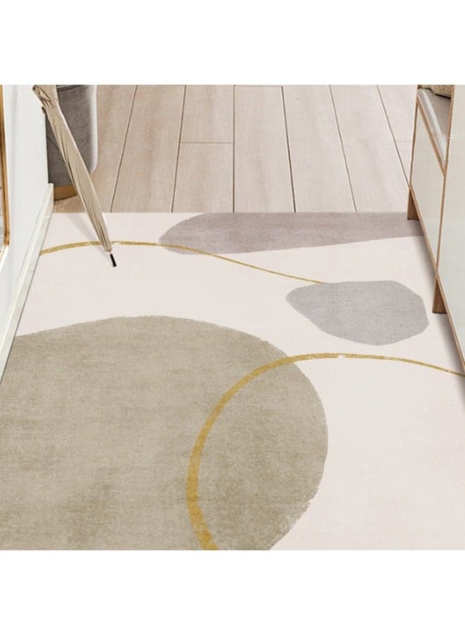 Modern Minimalism Area Rug Non-Slip Soft Decorative Carpet 100X140CM (Vertical)