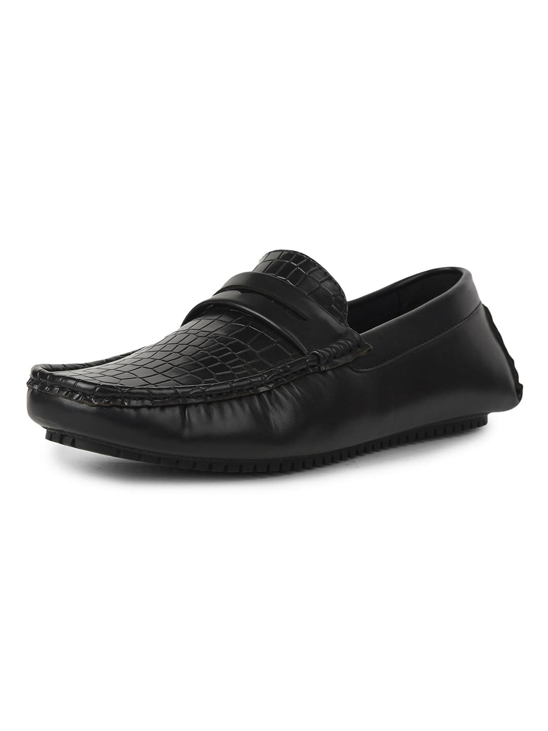 Bata Ben Plain E Men's Black Casual Shoes - 9 UK (8516555)
