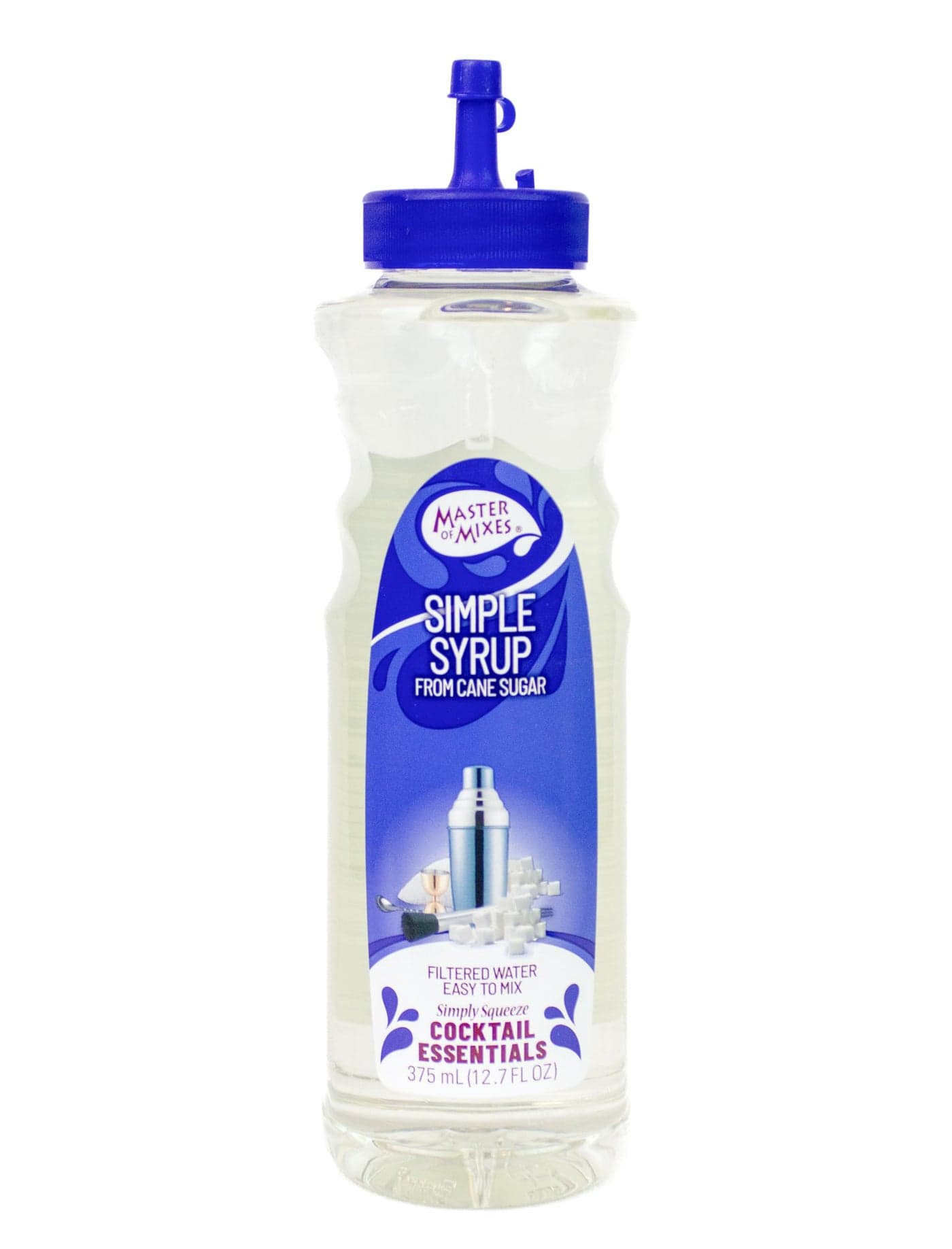 Master of Mixes Cocktail Essentials Simple Syrup 375 ML Bottle 127 Fl Oz