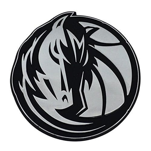 FANMATS 14854 Dallas Mavericks 3D Chrome Metal Auto Emblem