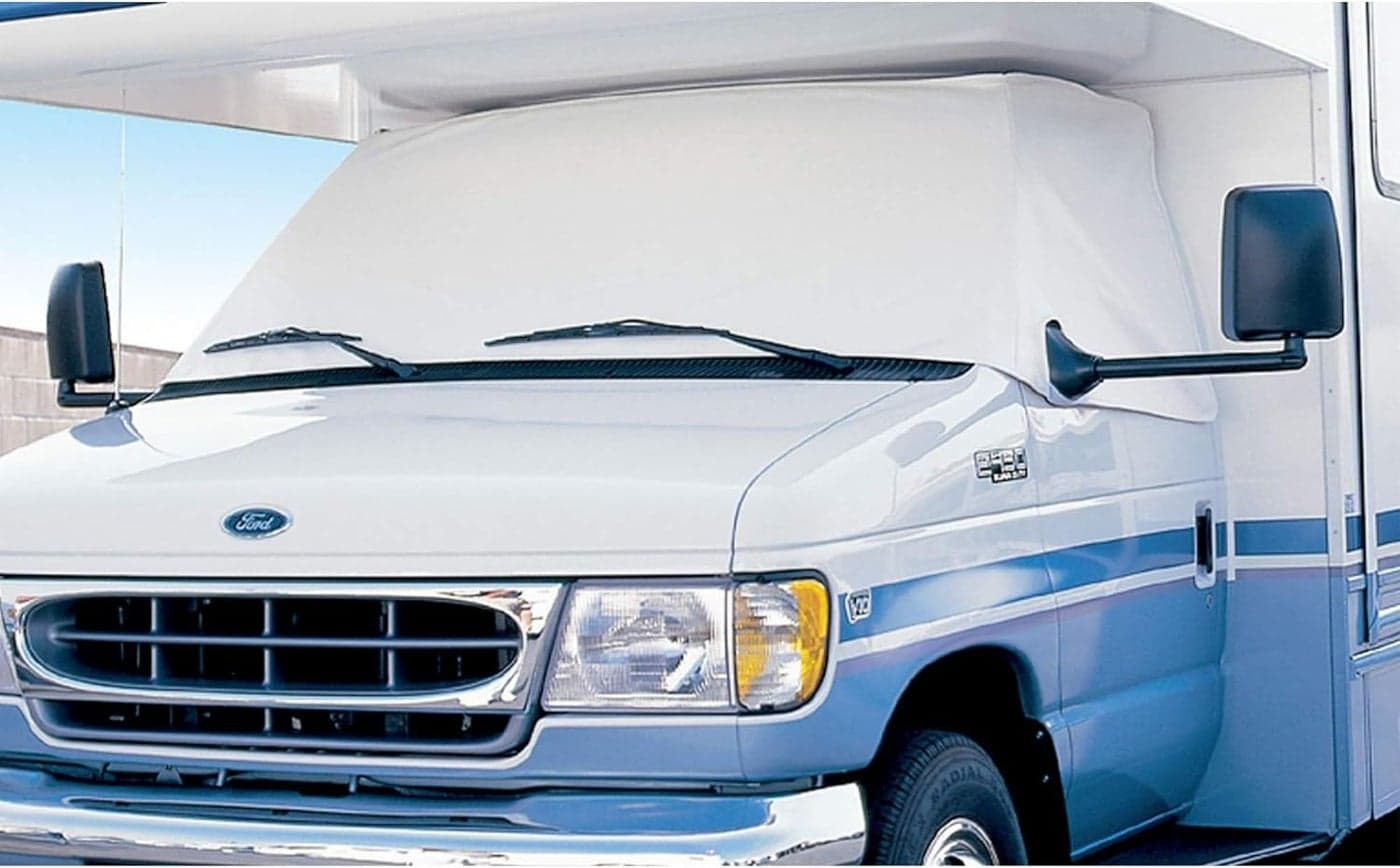ADCO 2408 Class C Chevy RV Motorhome Windshield Cover, White