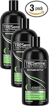 TRESemm Replenish Cleanse Shampoo with vitamin C for greasy hair 900 ml Pack of 3