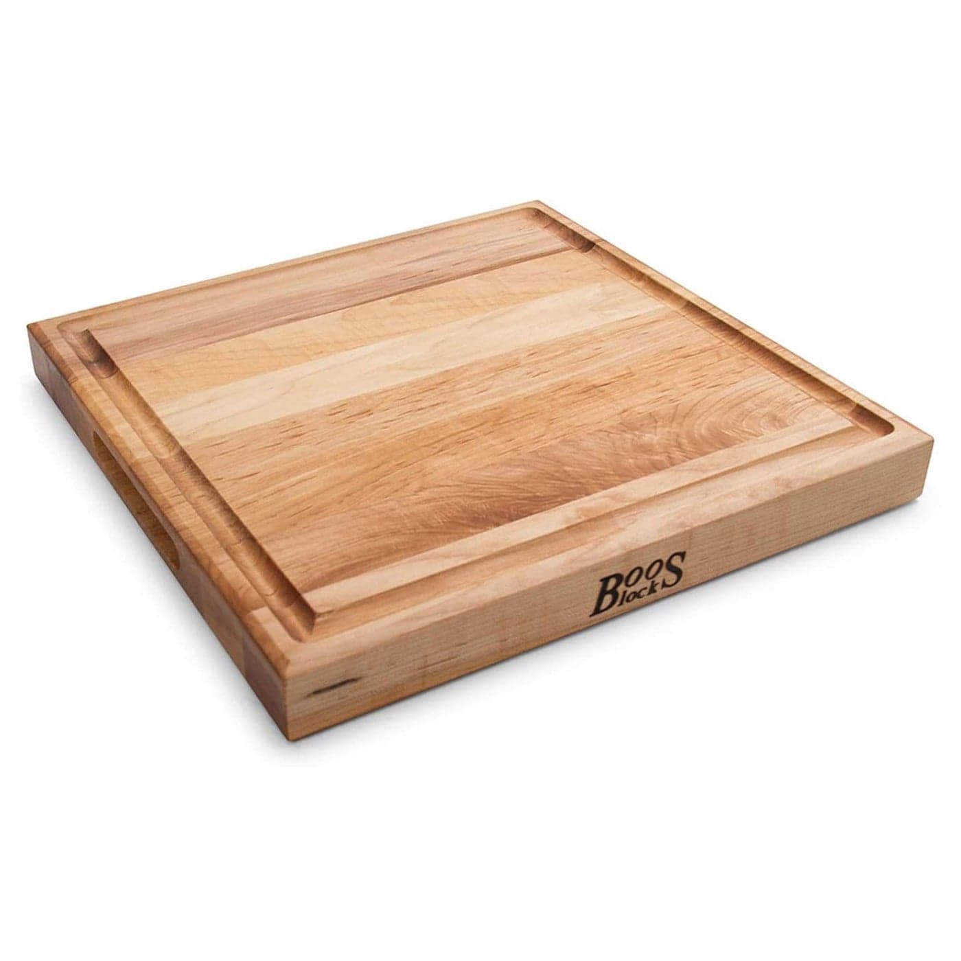 John Boos Boos Block CB Series Large Reversible Wood Cutting Board with Juice Groove 175Inch Thickness 15 x 15 x 1 34 Maple