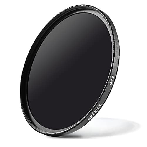 GREEN.L 58mm Infrared Filter, 58mm IR 720nm (R72) Filter for Camera Lens