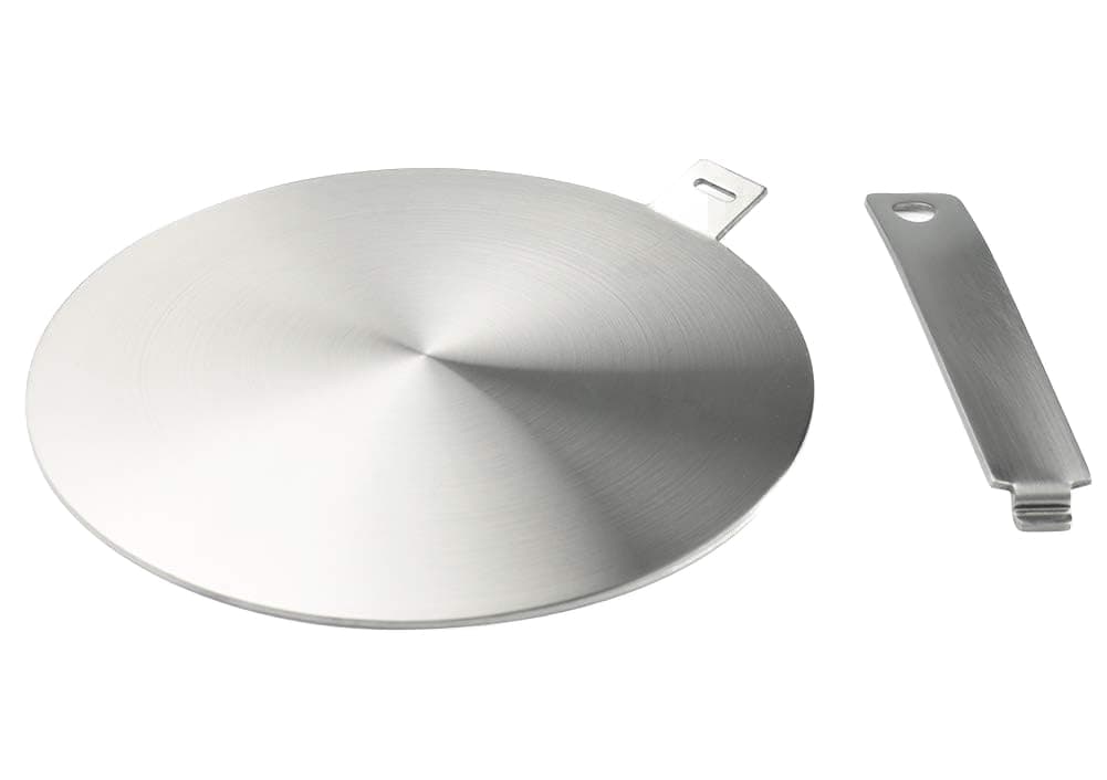Induction Adapter Induction Hob Converter Disc Heat Diffusion Plate with Separable Handle and Base 24 cm