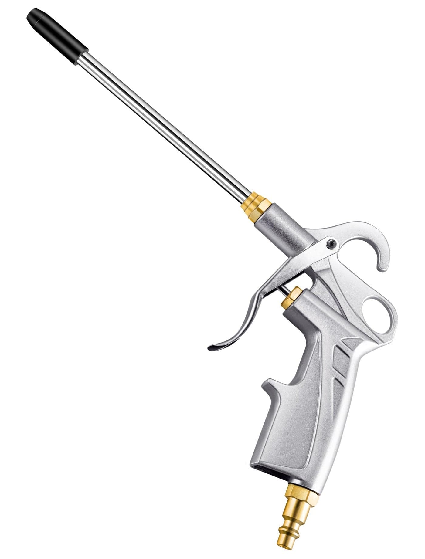 Heavy Duty Air Blow Gun Air Nozzle Blow Gun, Air Blower for Compressor with Bigger Pipe & Extended Nozzle, Pneumatic Air Compressor Accessories Tool for Car Detailing/Industrial Household Cleaning