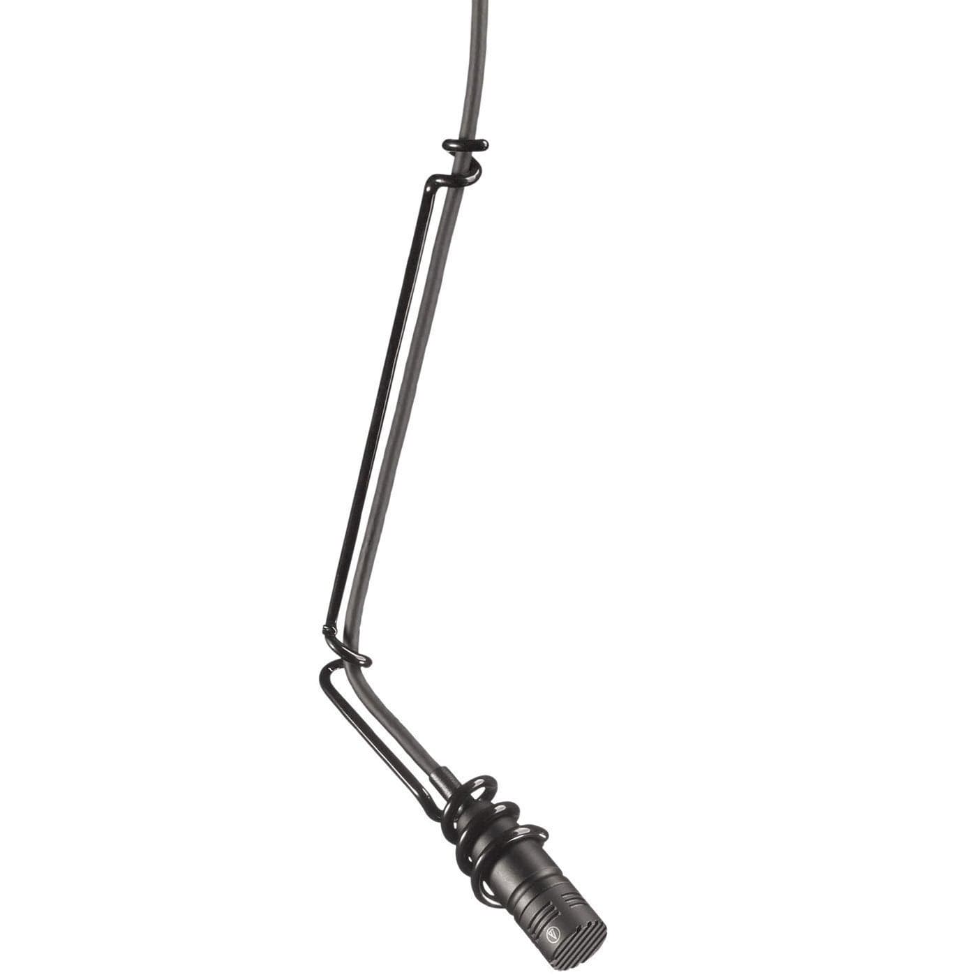 AudioTechnica U853R Cardioid Condenser Hanging Microphone 250 Ohms Low Profile Design Black