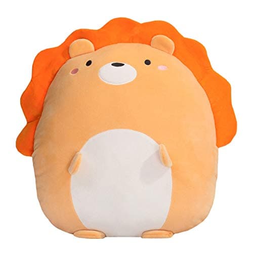 hitoshe Soft Lion Plush Hugging Pillow Lion Stuffed Animal Toy Gifts for Birthday Valentine Christmas 16inch