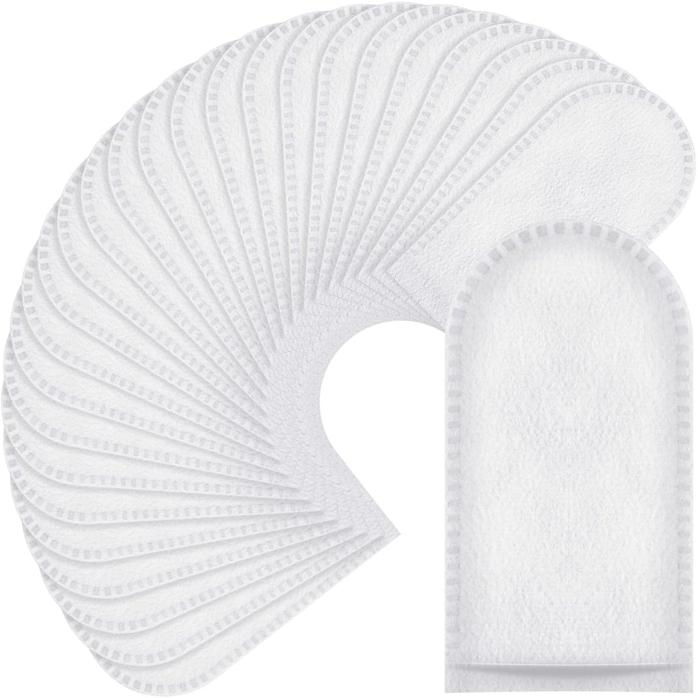 Treela 100 Pieces Finger Cots Disposable Finger Covers Newborn Baby Diaper Cream Fingernail Protectors Keeps Fingernail Clean for Home Travel