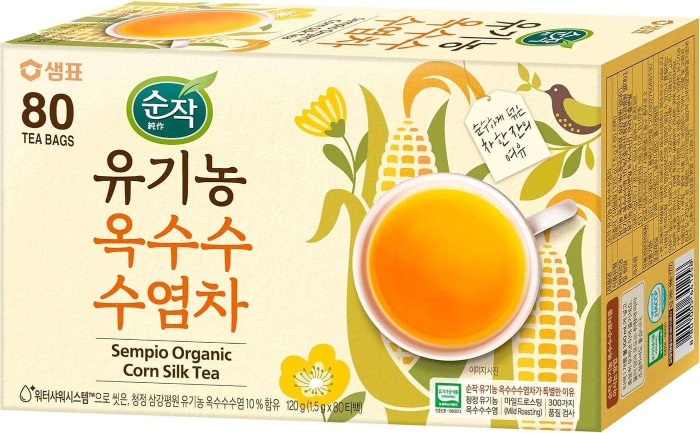 Sempio Organic Corn Silk Tea - 80 Tea Bags