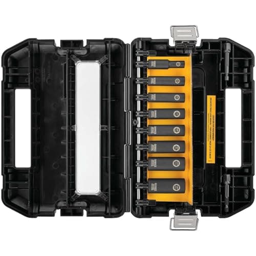 DEWALT Impact Socket Set, SAE, 3/8-Inch, 10-Piece (DW22838)