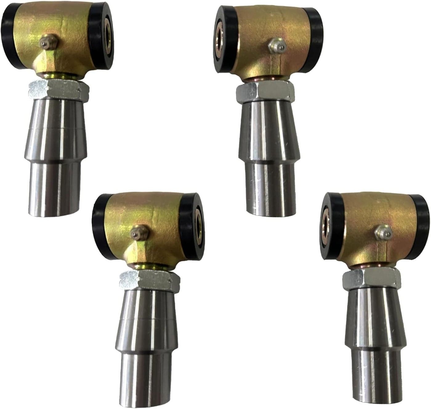 MIMIRACLE 3/4" Threaded Bushing Kit for 4-Link Suspension - Adjustable Chromoly Polyurethane Bushing (2 Set)